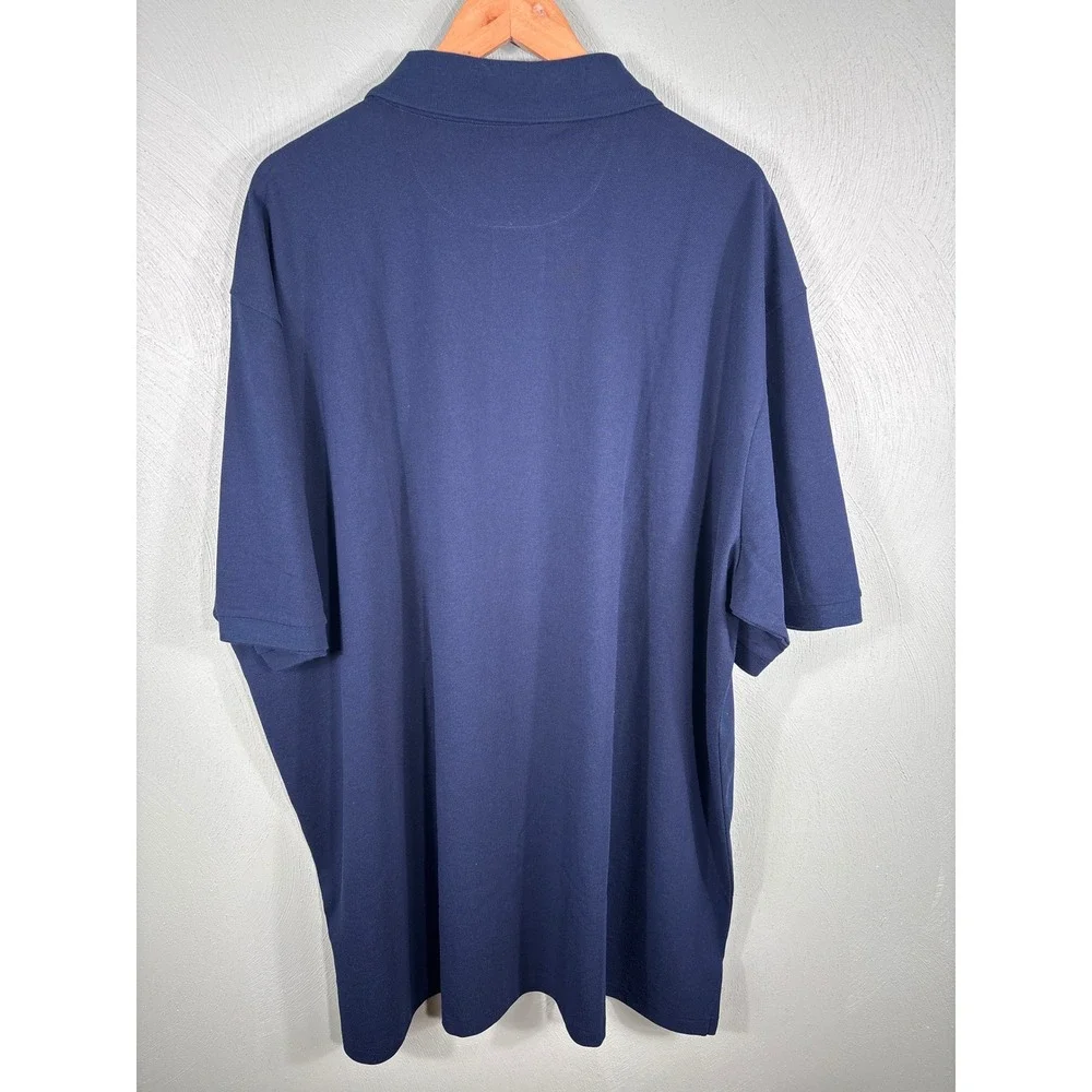 Polo Ralph Lauren Men 4XLT Navy Blue Ski Tourney Winter Event Graphic Polo Shirt